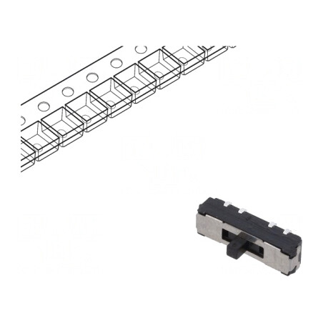 Comutator Glisant 3 Pini ON-ON-ON SMT 0.3A 6V | Electronic-mag.ro | Componente Electronice