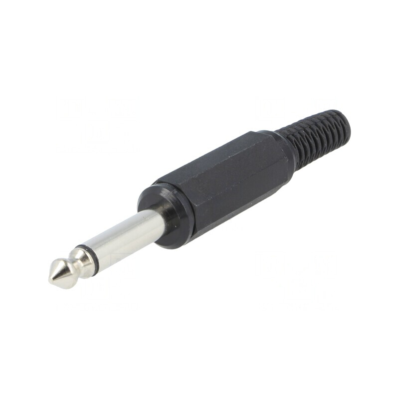 Mufă Jack 6,3mm Mono Tată cu Manșon | Electronic-mag.ro | Componente Electronice
