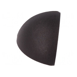 Capac Protecție Colțare Poliamidă 30mm Negru | Electronic-mag.ro | Componente Electronice