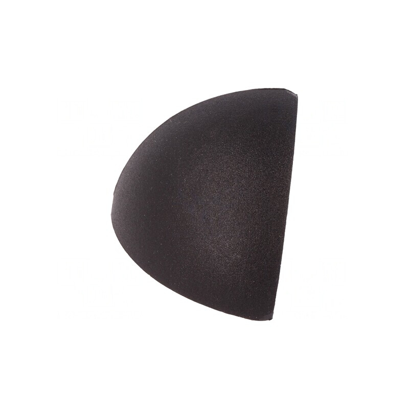 Capac Protecție Colțare Poliamidă 30mm Negru | Electronic-mag.ro | Componente Electronice