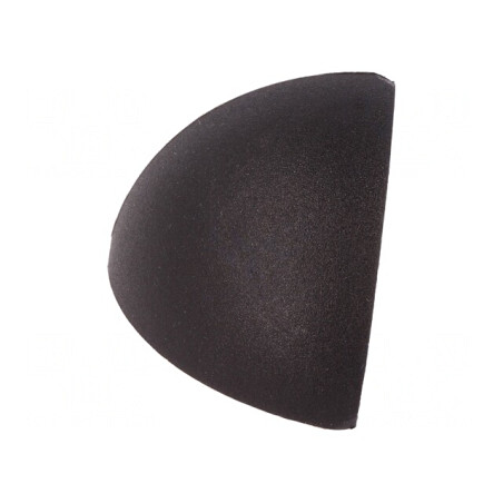 Capac Protecție Colțare Poliamidă 30mm Negru | Electronic-mag.ro | Componente Electronice