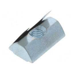 Piuliţă pentru Profile 8mm cu Arc Lamelar Oțel Zincat | Electronic-mag.ro | Componente Electronice