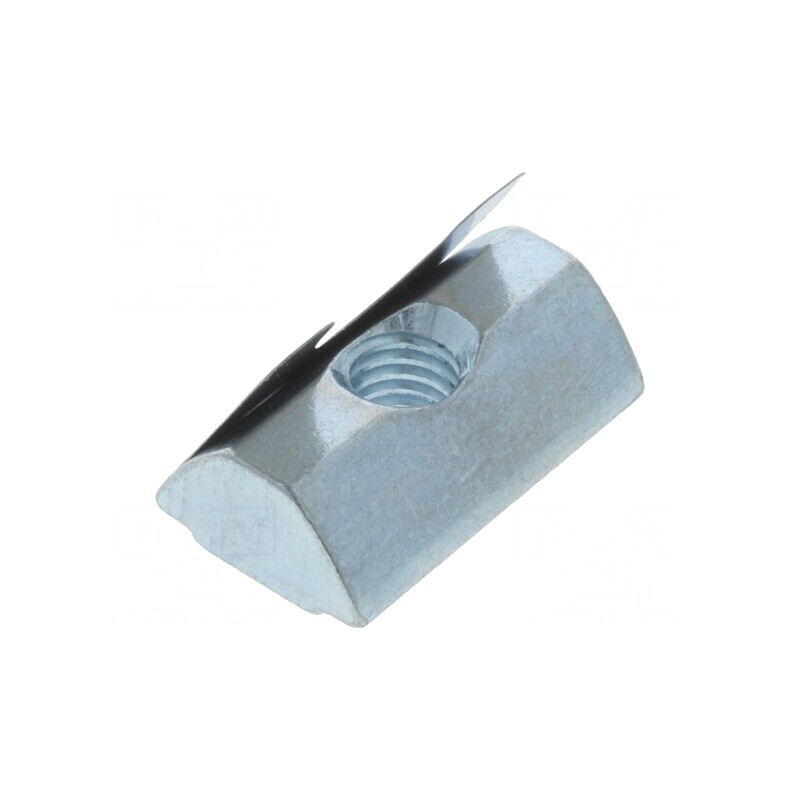 Piuliţă pentru Profile 8mm cu Arc Lamelar Oțel Zincat | Electronic-mag.ro | Componente Electronice Piuliţă pentru Profile 8mm cu Arc Lamelar Oțel Zincat | Electronic-mag.ro | Componente Electronice