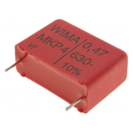 Condensator Polipropilenă 470nF THT 10% | Electronic-mag.ro | Componente Electronice