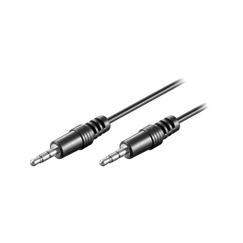 Cablu Audio Jack 3.5mm 1.5m Negru | Electronic-mag.ro | Componente Electronice