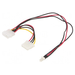 Cablu Alimentare 3 Pin Molex 0,15m | Electronic-mag.ro | Componente Electronice