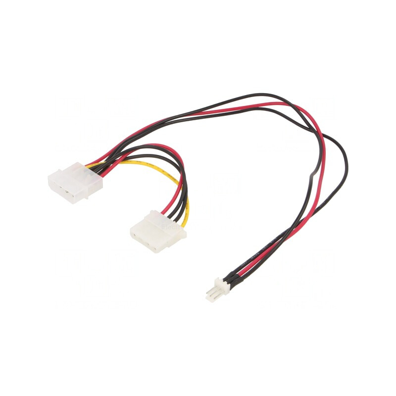 Cablu Alimentare 3 Pin Molex 0,15m | Electronic-mag.ro | Componente Electronice