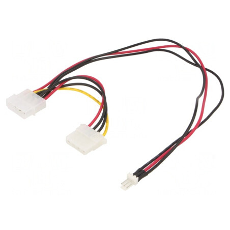 Cablu Alimentare 3 Pin Molex 0,15m | Electronic-mag.ro | Componente Electronice