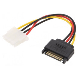 Cablu Alimentare SATA Molex 15cm | Electronic-mag.ro | Componente Electronice