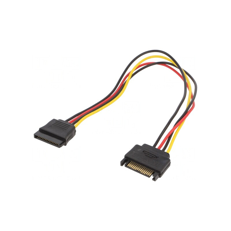 Cablu SATA 15pin Tată-Mamă 0.3m Cablexpert | Electronic-mag.ro | Componente Electronice Cablu SATA 15pin Tată-Mamă 0.3m Cablexpert | Electronic-mag.ro | Componente Electronice