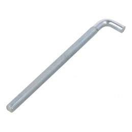 Cârlig Drept Oțel Zincat 170mm | Electronic-mag.ro | Componente Electronice