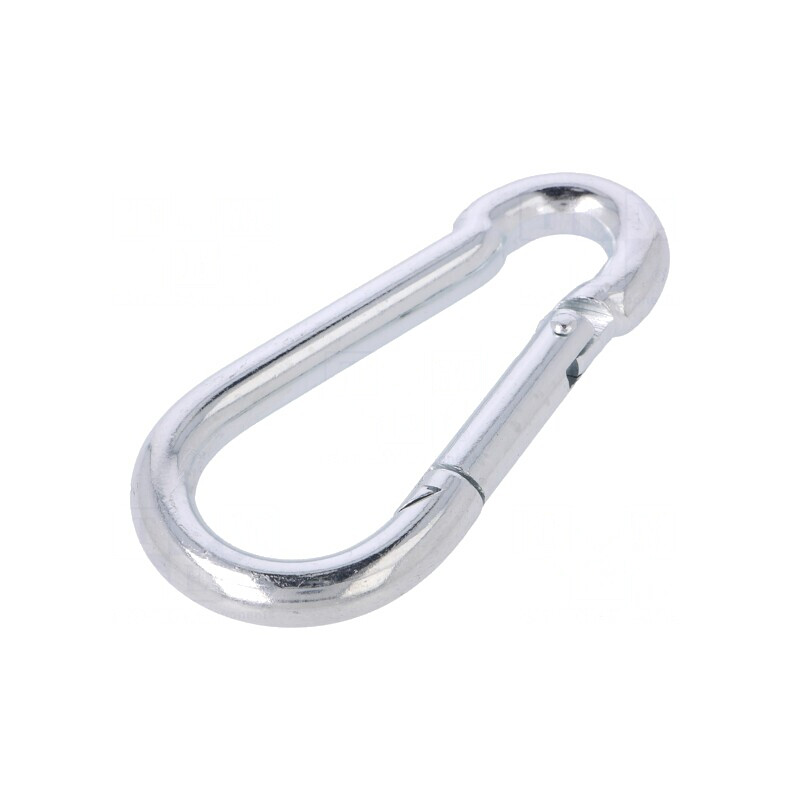 Carabină oțel zincată 90mm 9mm pentru cabluri | Electronic-mag.ro | Componente Electronice Carabină oțel zincată 90mm 9mm pentru cabluri | Electronic-mag.ro | Componente Electronice