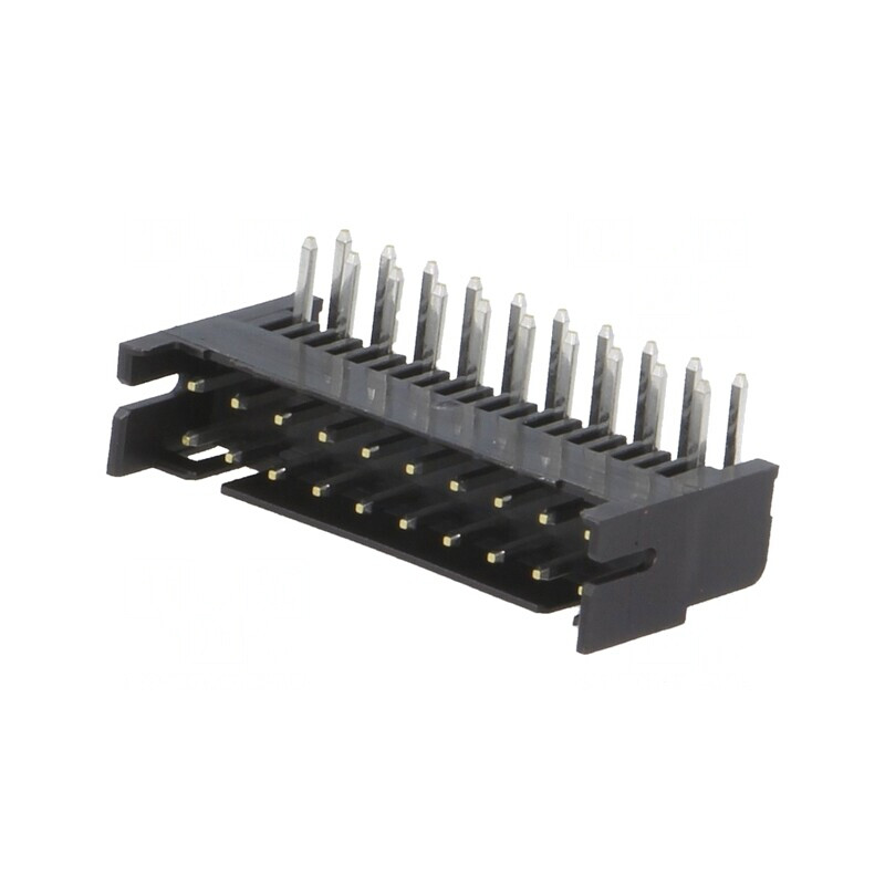 Conector PCB-cablu DF11 2mm 20 PIN THT | Electronic-mag.ro | Componente Electronice