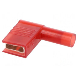 Terminal plat 6,3mm mamă crimpat pe cablu 0,5-1mm2 | Electronic-mag.ro | Componente Electronice