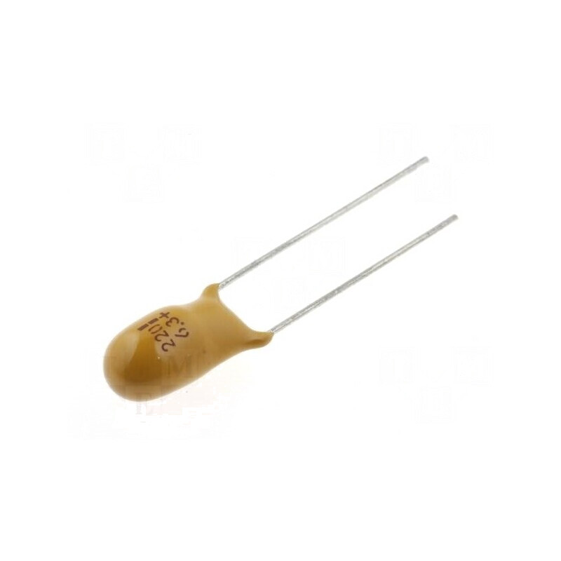 Condensator cu Tantal 220uF 6,3V THT | Electronic-mag.ro | Componente Electronice
