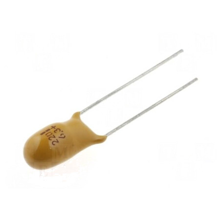 Condensator cu Tantal 220uF 6,3V THT | Electronic-mag.ro | Componente Electronice
