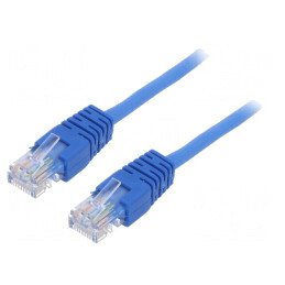 Patch Cord UTP Cat5e PVC Albastru 2m | Electronic-mag.ro | Componente Electronice