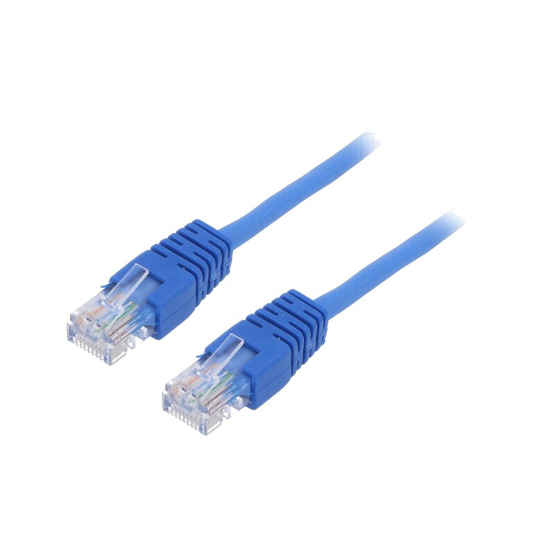 Patch Cord UTP Cat5e PVC Albastru 2m | Electronic-mag.ro | Componente Electronice