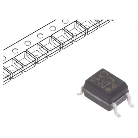 Optotriac 3,75kV fără ZC Ch: 1 S2S3 | Electronic-mag.ro | Componente Electronice