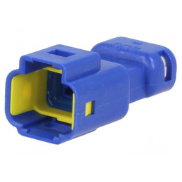 Conector cablu-cablu E-Seal tată albastru