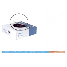 Cablu BiTOne Cu 4mm2 PVC Albastru 450/750V | Electronic-mag.ro | Componente Electronice
