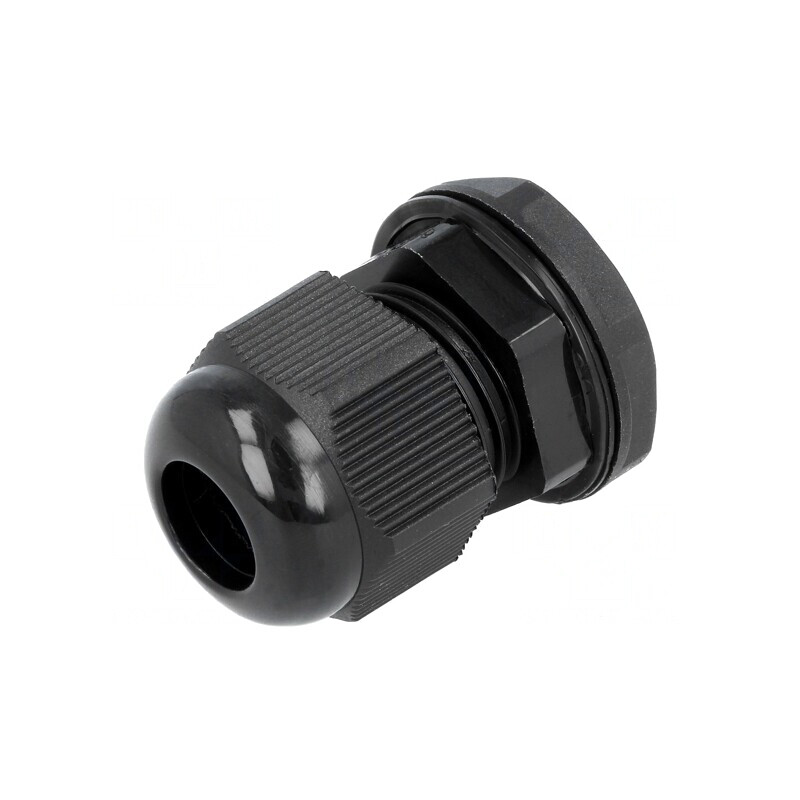 Garnitură de etanşare PG11 IP68 Poliamidă Neagră | Electronic-mag.ro | Componente Electronice