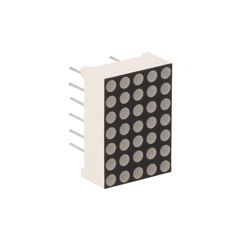 Afişaj LED matrice 5x7 roşie 12,7x17,8mm | Electronic-mag.ro | Componente Electronice