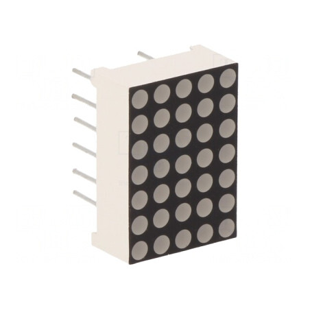 Afişaj LED matrice 5x7 roşie 12,7x17,8mm | Electronic-mag.ro | Componente Electronice