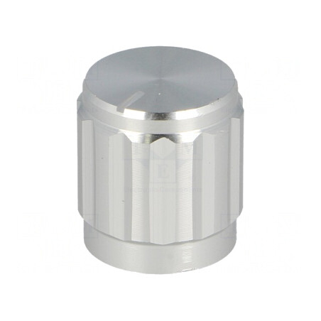 Buton Rotativ Indicator Aluminiu Termoplast 6mm | Electronic-mag.ro | Componente Electronice