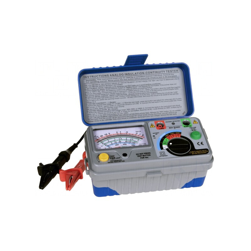 Aparat de măsură: rezistenţa de izolaţie analog VAC: 0÷600V: cod: PKT-P2675,  | Electronic-mag.ro | Componente Electronice