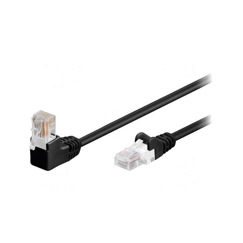 Patch cord UTP Cat5e 0.5m Negru | Electronic-mag.ro | Componente Electronice Patch cord UTP Cat5e 0.5m Negru | Electronic-mag.ro | Componente Electronice