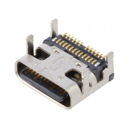 Soclu USB C 24 Pin Orizontal USB 3.2 5A | Electronic-mag.ro | Componente Electronice