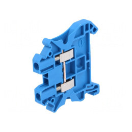Term. Îmbinare Șine 0,14-2,5mm2 2 Borne Albastră
