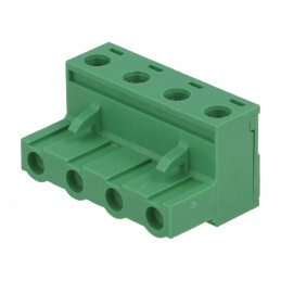 Regletă de Conexiuni Deconectabilă 4 Piste 7,5mm Drept Mufă | Electronic-mag.ro | Componente Electronice