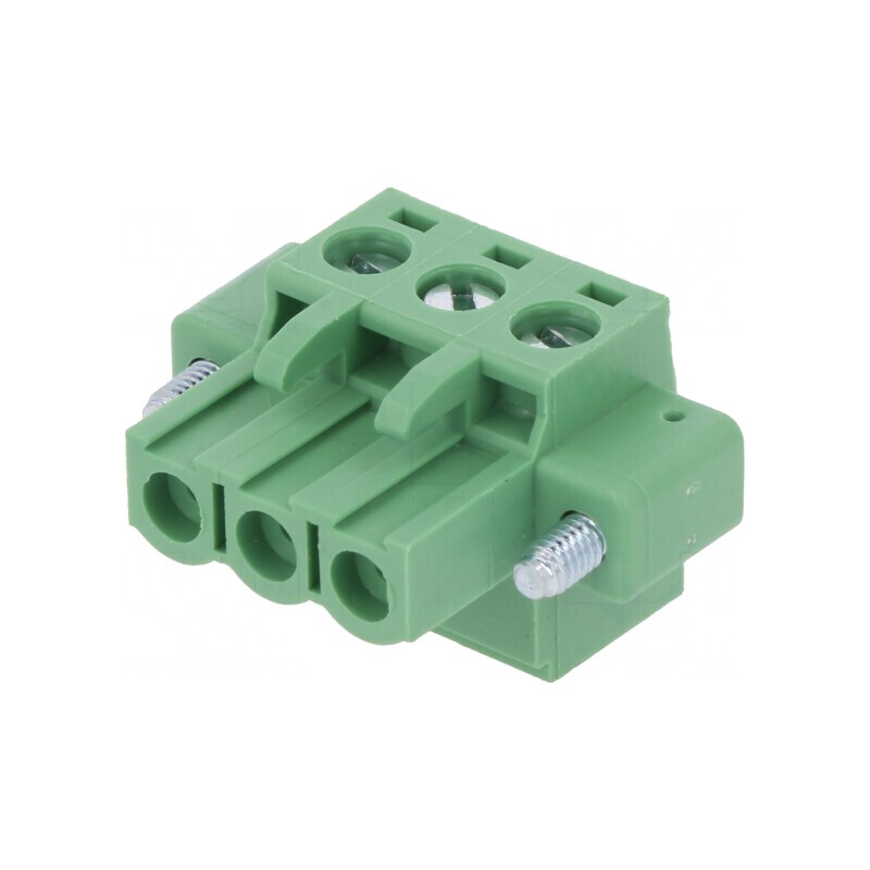 Regletă de Conexiuni Deconectabilă 3 Piste 5mm | Electronic-mag.ro | Componente Electronice
