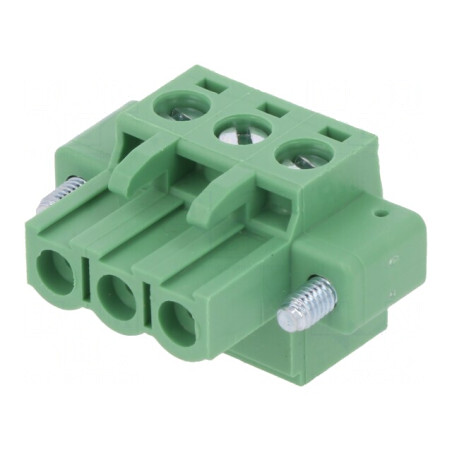 Regletă de Conexiuni Deconectabilă 3 Piste 5mm | Electronic-mag.ro | Componente Electronice