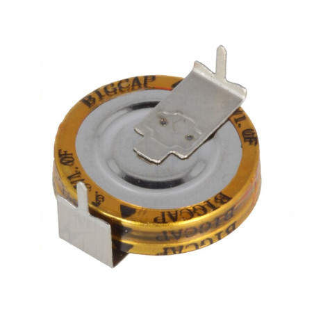 Supercondensator THT 1F 5,5V 19x6,5mm | Electronic-mag.ro | Componente Electronice