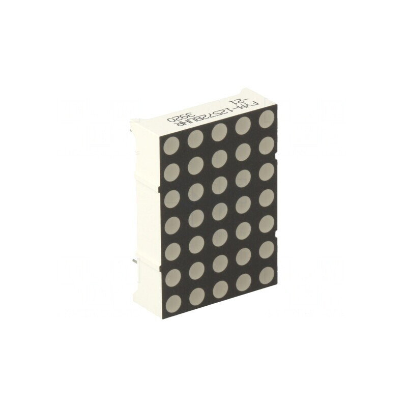 Afişaj LED Matrice 5x7 Roşu 18-36mcd | Electronic-mag.ro | Componente Electronice