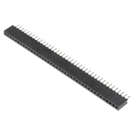 Soclu pini mamă 40 pini THT 1,27mm | Electronic-mag.ro | Componente Electronice