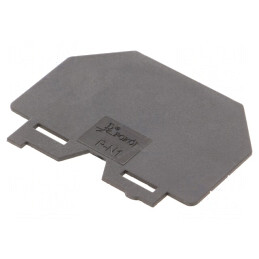 Placă de separare neagră din poliamidă 1mm | Electronic-mag.ro | Componente Electronice