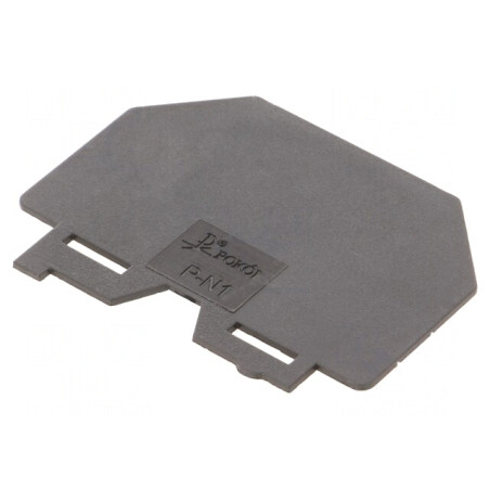 Placă de separare neagră din poliamidă 1mm | Electronic-mag.ro | Componente Electronice