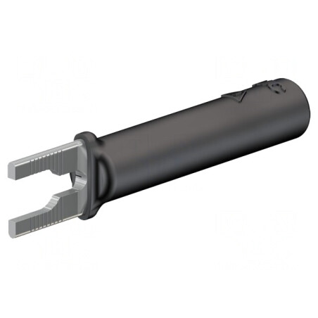 Mufă Furcă Banană 4mm 20A Neagră | Electronic-mag.ro | Componente Electronice