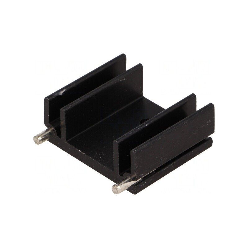 Radiator Negru TO220 25x29x12mm 15K/W | Electronic-mag.ro | Componente Electronice