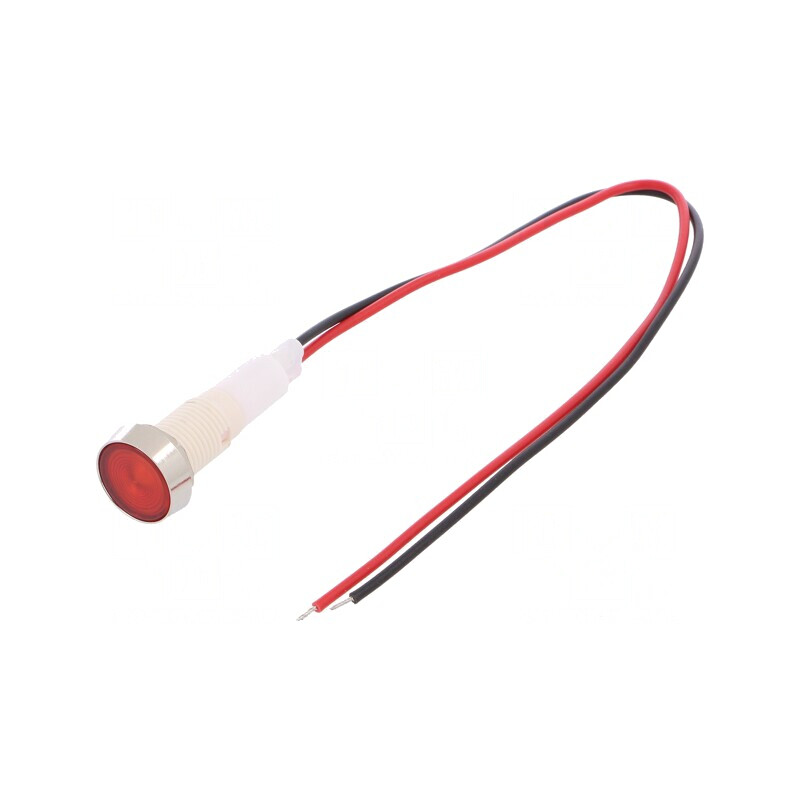 Lampă LED Control Roșie 110V 10mm Plastic | Electronic-mag.ro | Componente Electronice