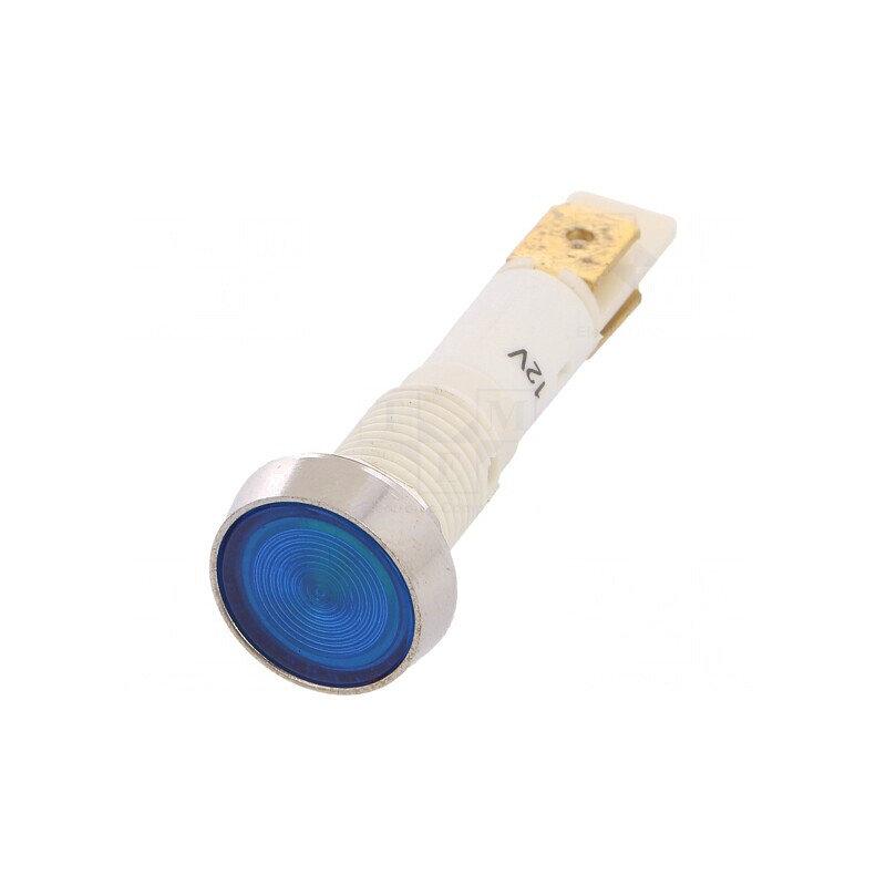Lampă LED Albastru 12V Ø10mm | Electronic-mag.ro | Componente Electronice