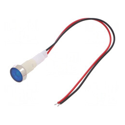 Lampă de Control LED Albastră 230V Ø10mm | Electronic-mag.ro | Componente Electronice