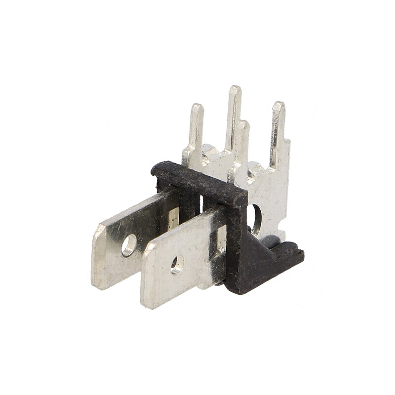 Conector Spadă 6,4mm 0,8mm THT Oțel Cositorit 500V