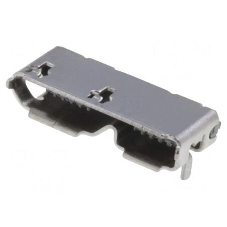 Soclu USB B Micro SMT Orizontal USB 3.0 Aurit | Electronic-mag.ro | Componente Electronice