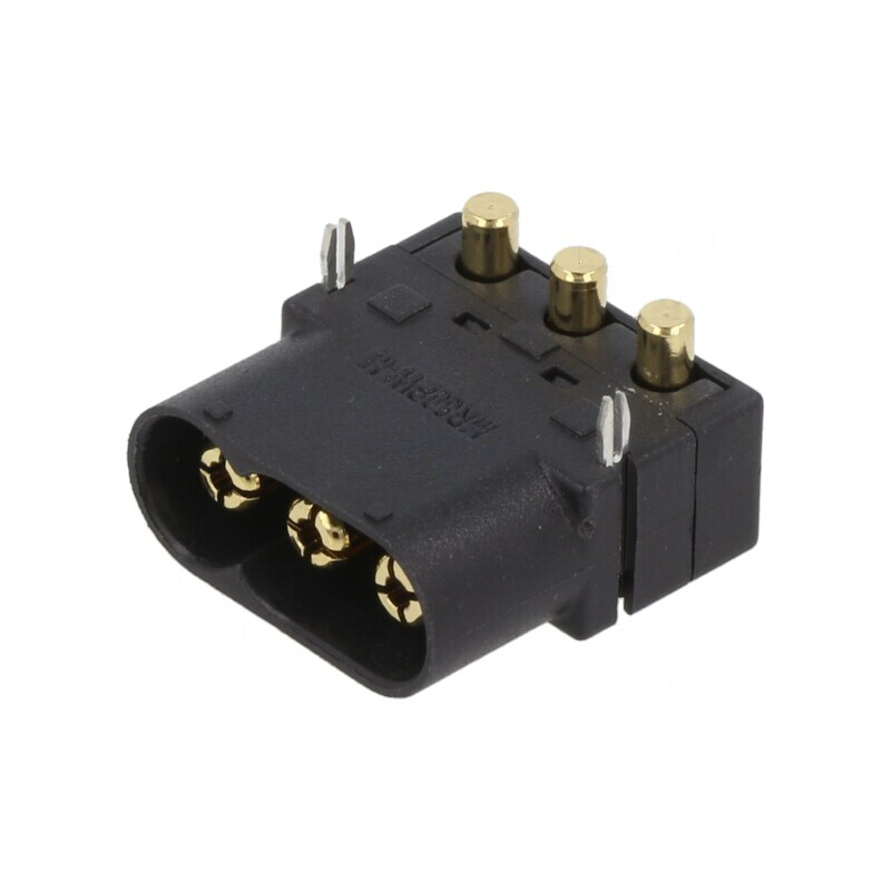 Soclu alimentare DC MR60 3 pini PCB THT negru | Electronic-mag.ro | Componente Electronice Soclu alimentare DC MR60 3 pini PCB THT negru | Electronic-mag.ro | Componente Electronice