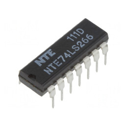 IC Digital XNOR 4 Canale 2 Intrări TTL DIP14 Colector Deschis | Electronic-mag.ro | Componente Electronice